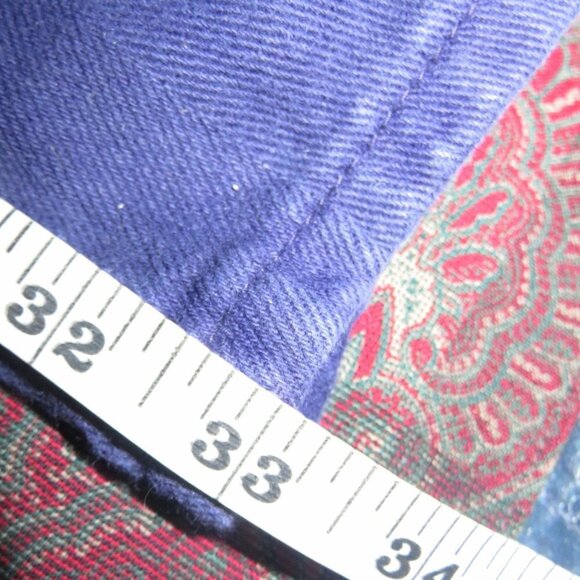 Versace Jeans Couture Straight Leg Blue Denim Jeans Pants 33 47 Plus Size - Picture 7 of 8